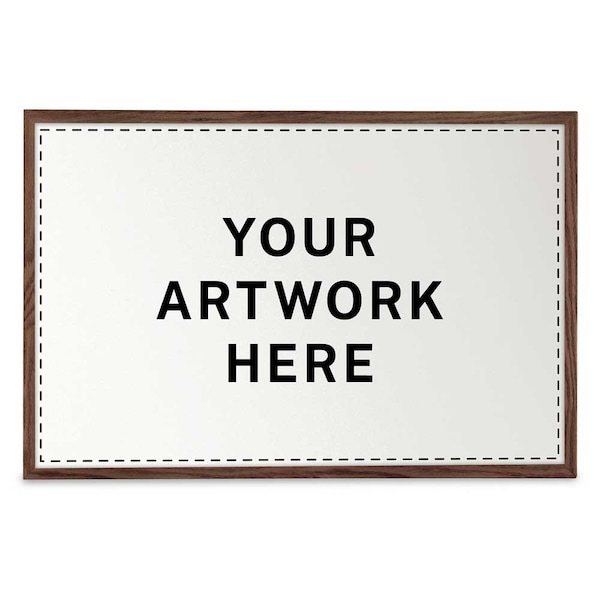 Drop-In Shadowbox, 18"x24", Walnut/Medium
